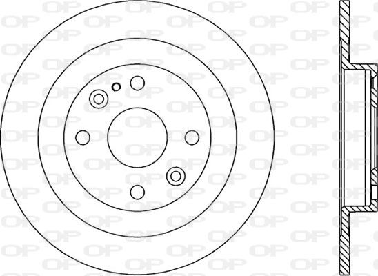 OPEN PARTS Bremžu diski BDR1281.10